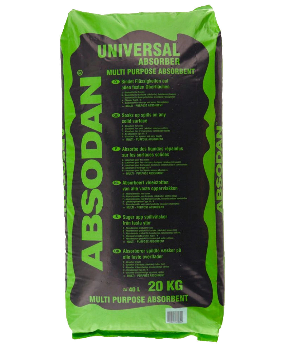 632015 Absodan Universal  Ölbindemittel u.Chemikalienbindem.